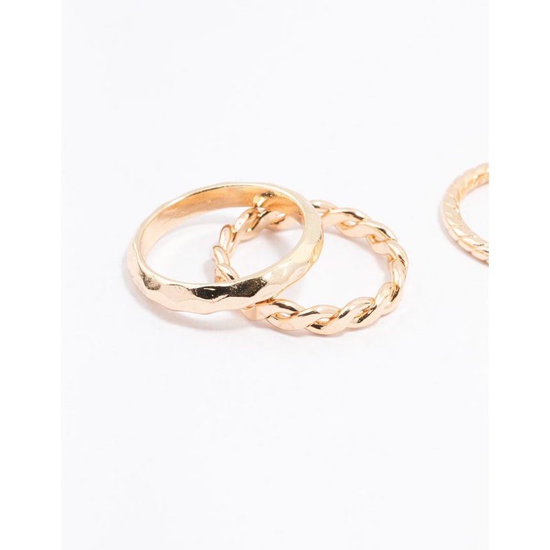 Gold Croissant Ring 5-Pack|SM|ML