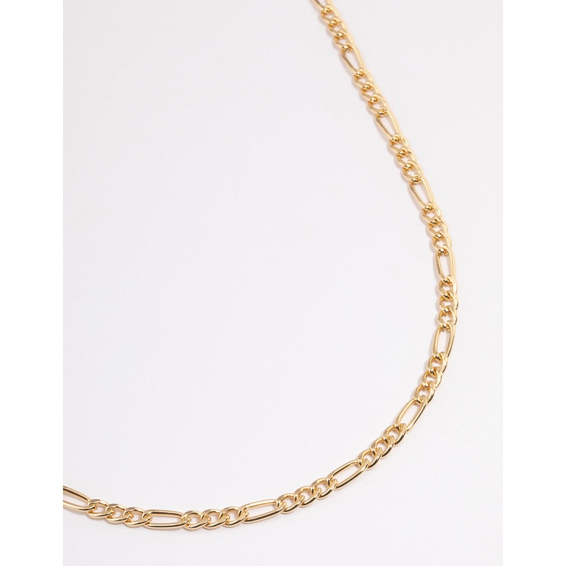 Gold Figaro Chain Necklace