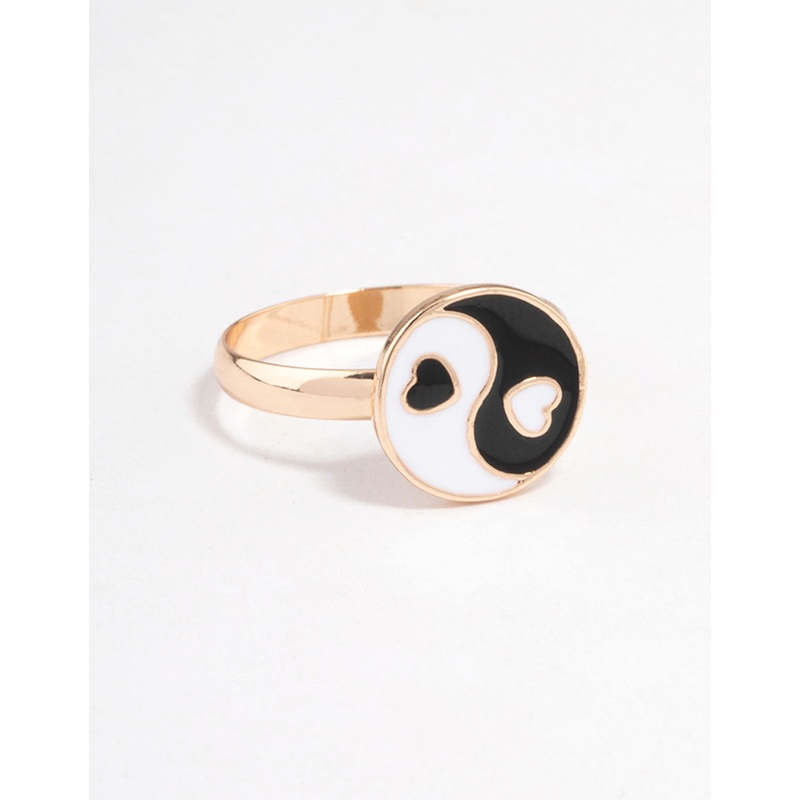 Gold Yin & Yang Ring|SM|ML