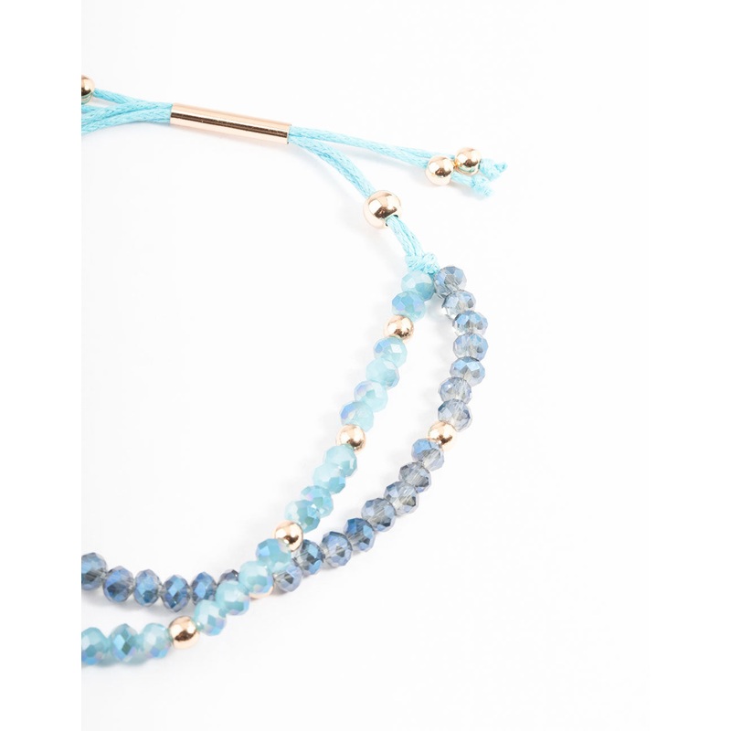 Gold Bead Toggle Bracelet