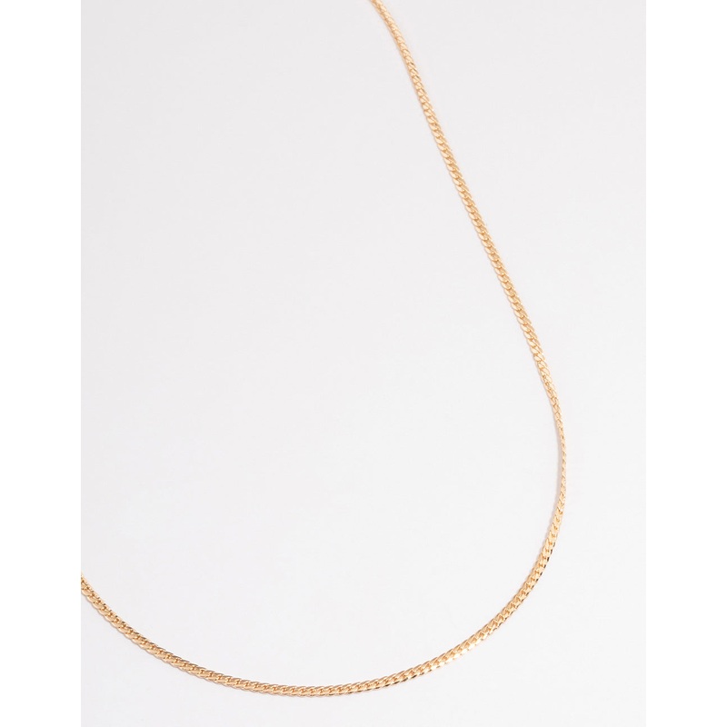 Gold Classic Wheat Chain Necklace