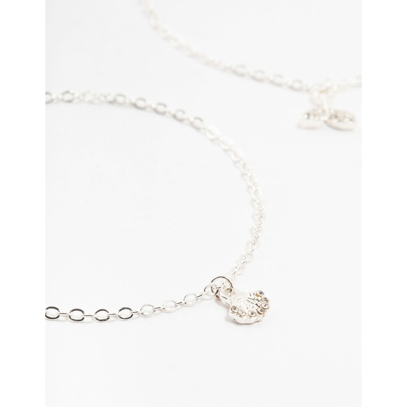 Silver Sea Creatures Charm Bracelets 3-Pack