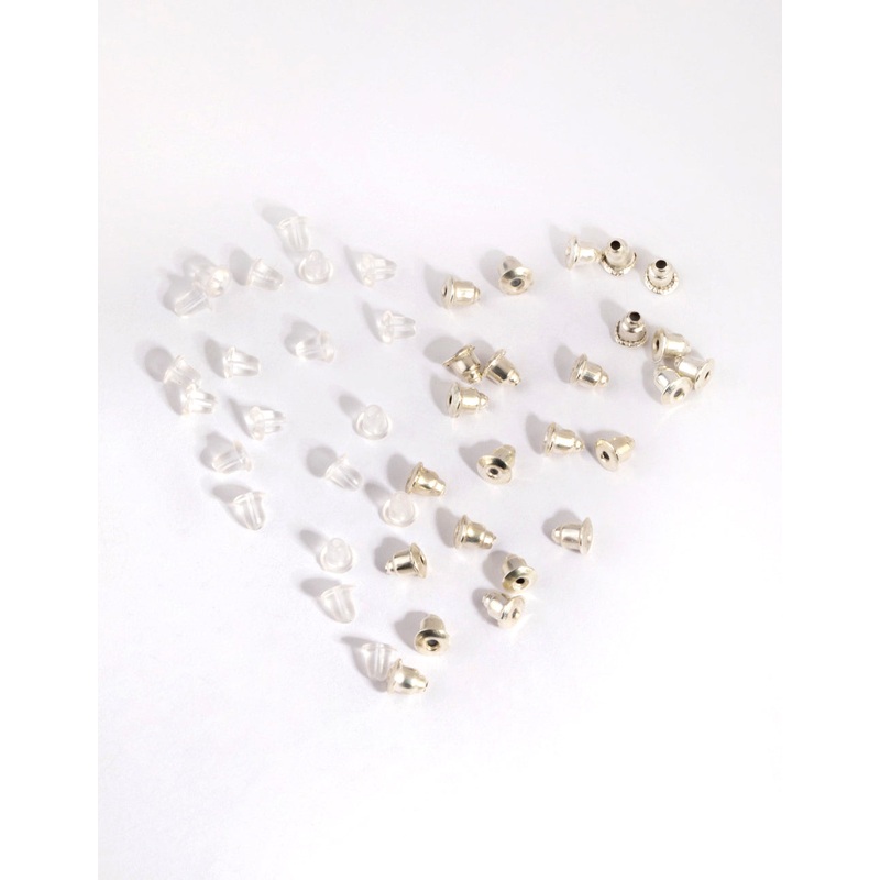 Silver & Silicon Mixed Earback Pack