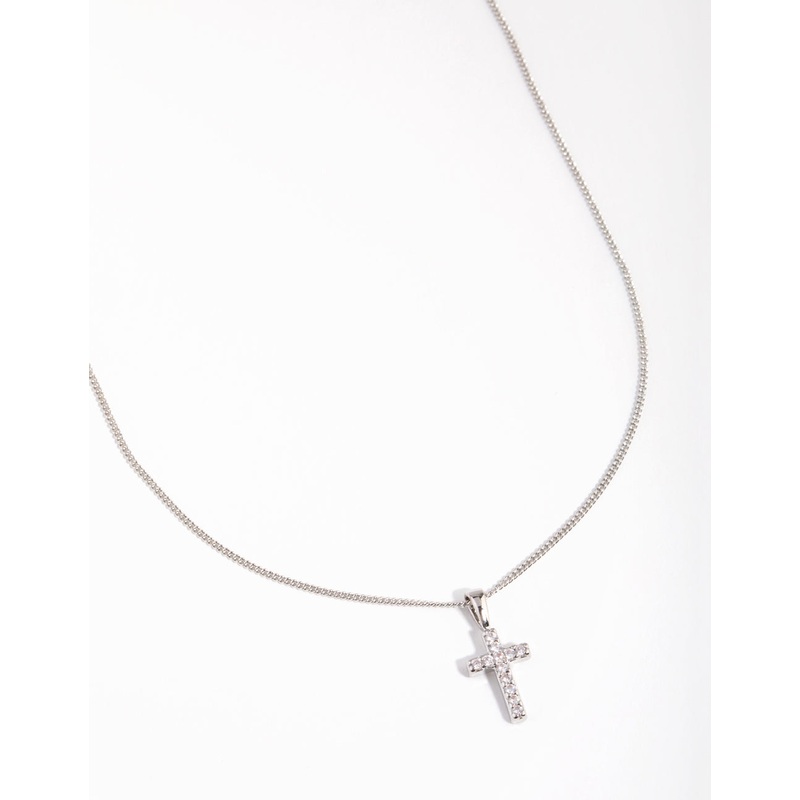 Crystal Cross Necklace