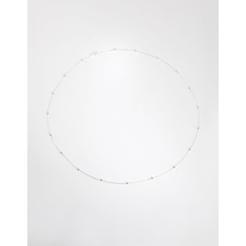 Sterling Silver Ball Chain Necklace