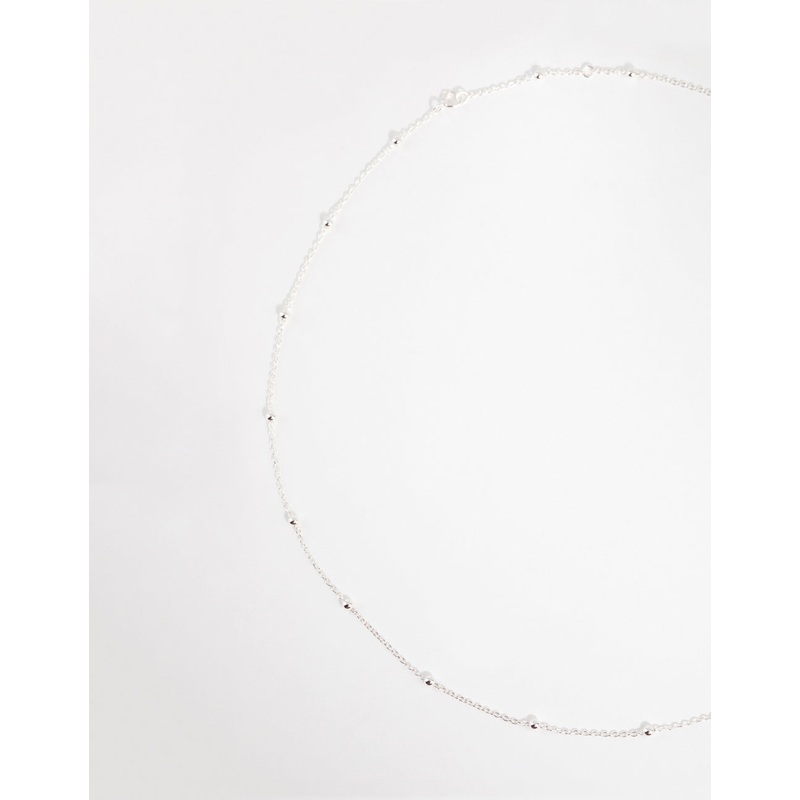Sterling Silver Ball Chain Necklace