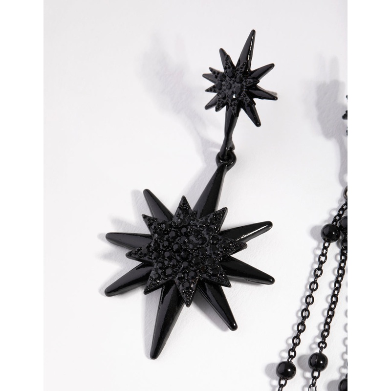 Matte Mismatch Celestial Earrings