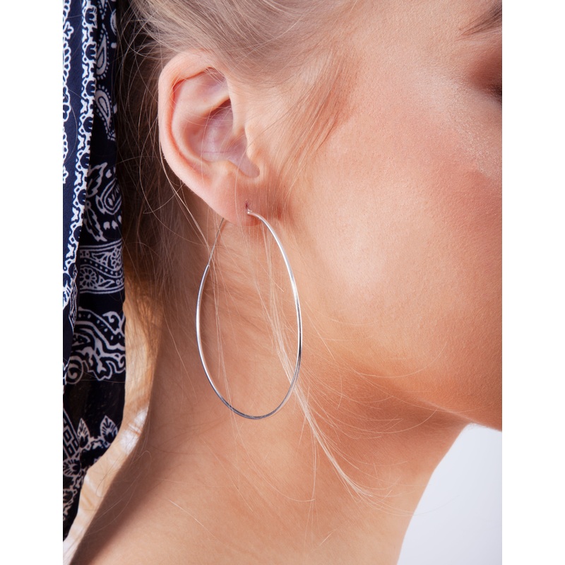 Sterling Silver Hoop Earrings
