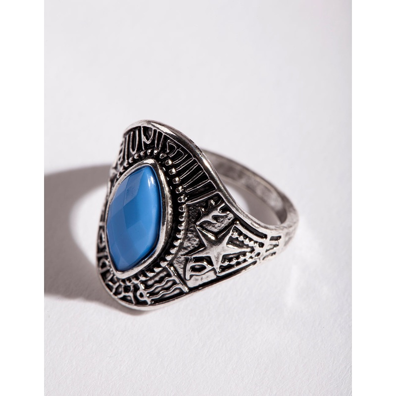 Silver Star Jewel Ring|SM|ML