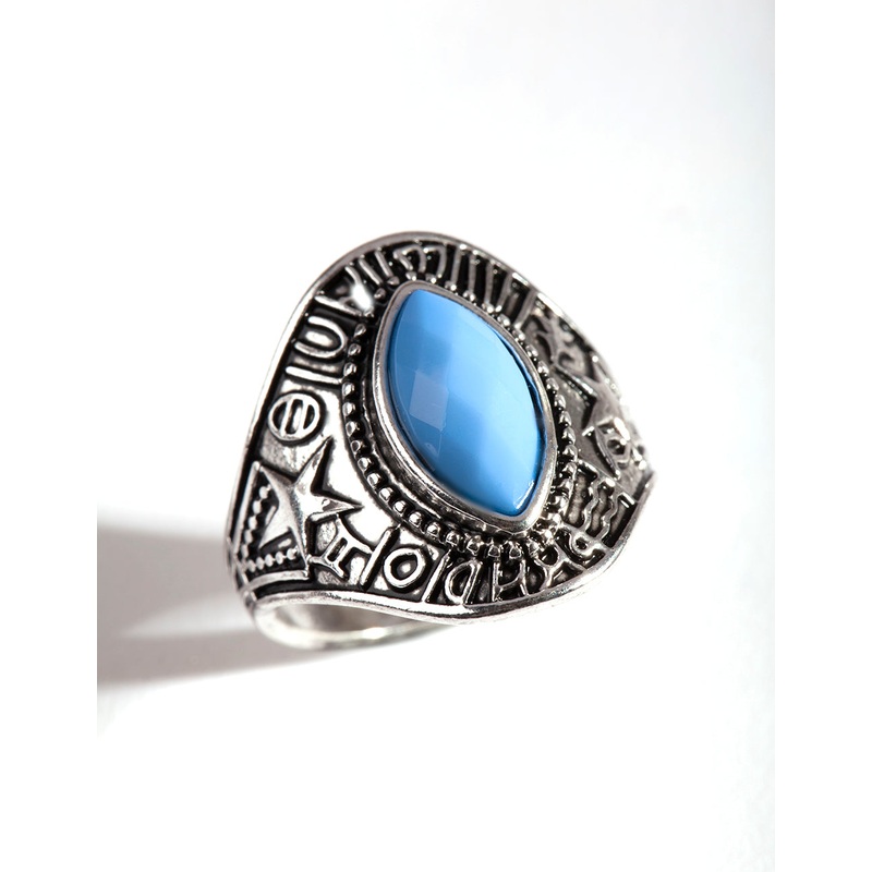 Silver Star Jewel Ring|SM|ML