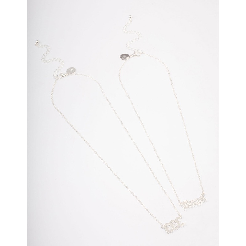 Silver Plated Angel Number ‘333’ Necklace Pack