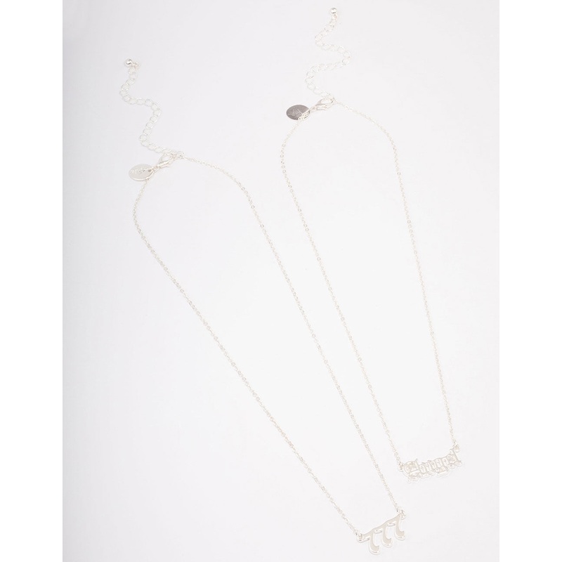 Silver Plated Angel Number ‘777’ Necklace Pack