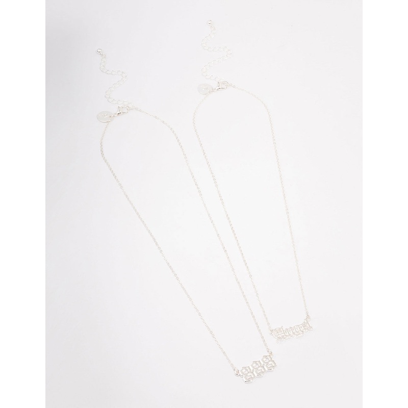 Silver Plated Angel Number ‘888’ Necklace Pack