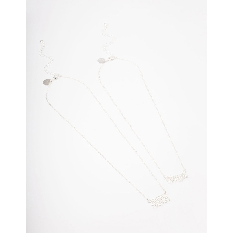 Silver Plated Angel Number ‘999’ Necklace Pack