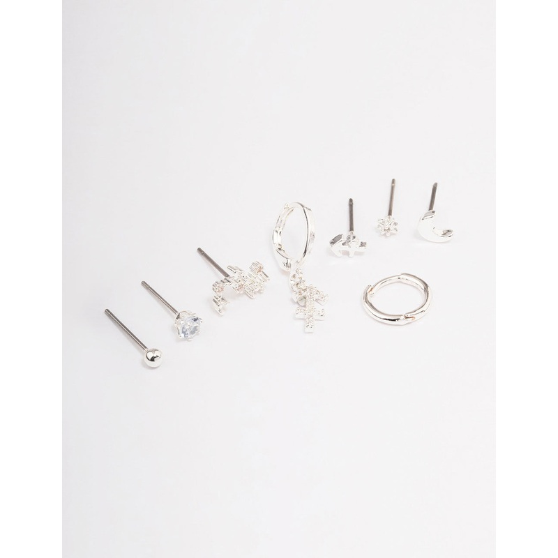 Silver Plated Sagittarius Earring Pack