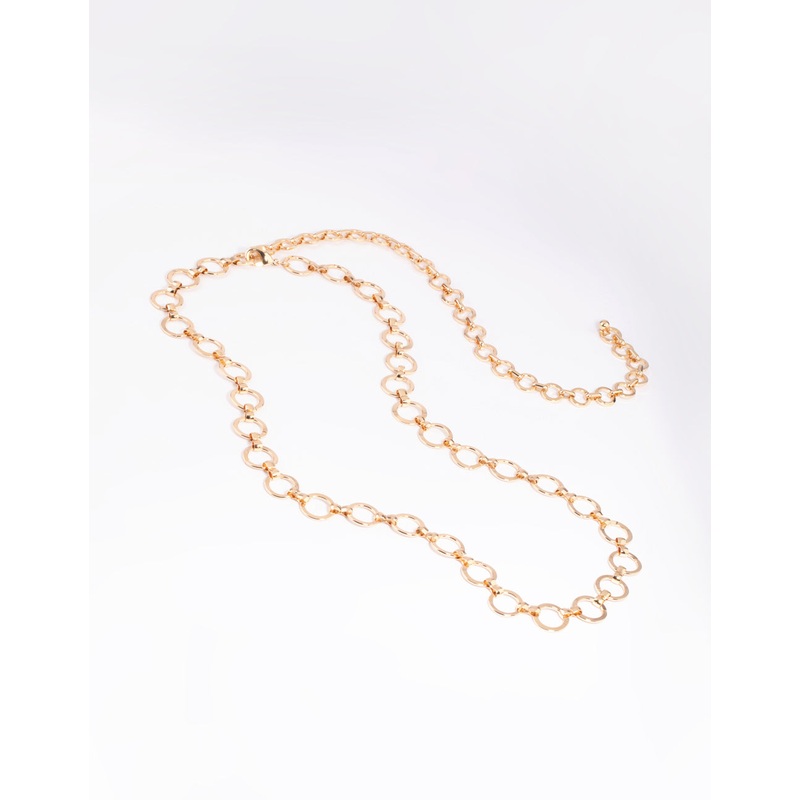 Gold Circular Link Belt