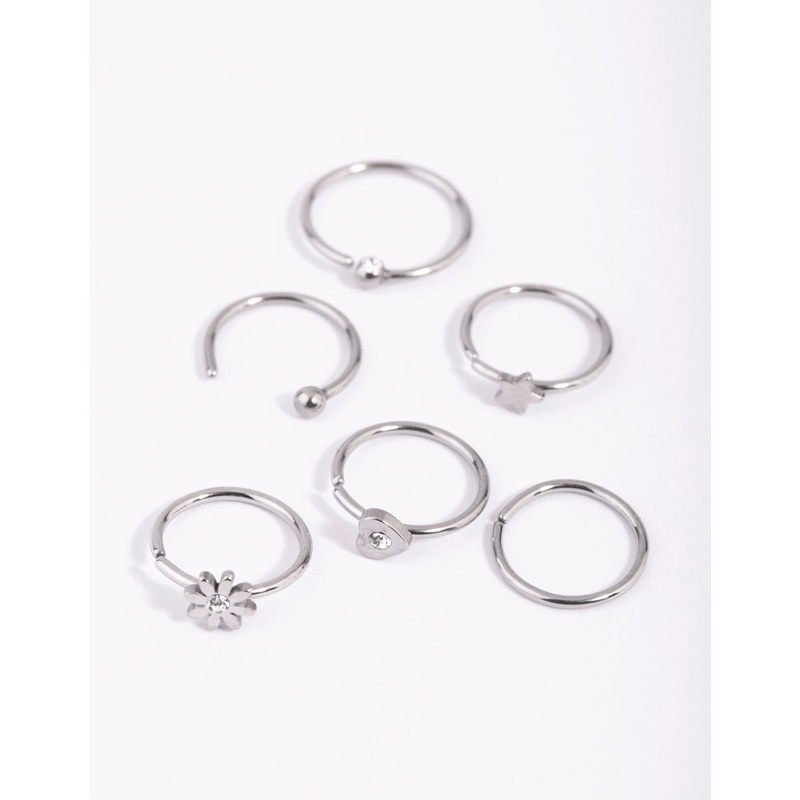 Surgical Steel Femme Nose Studs
