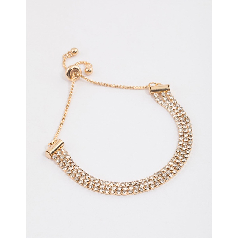 Gold Dainty Toggle Cucphain Adjustable Bracelet