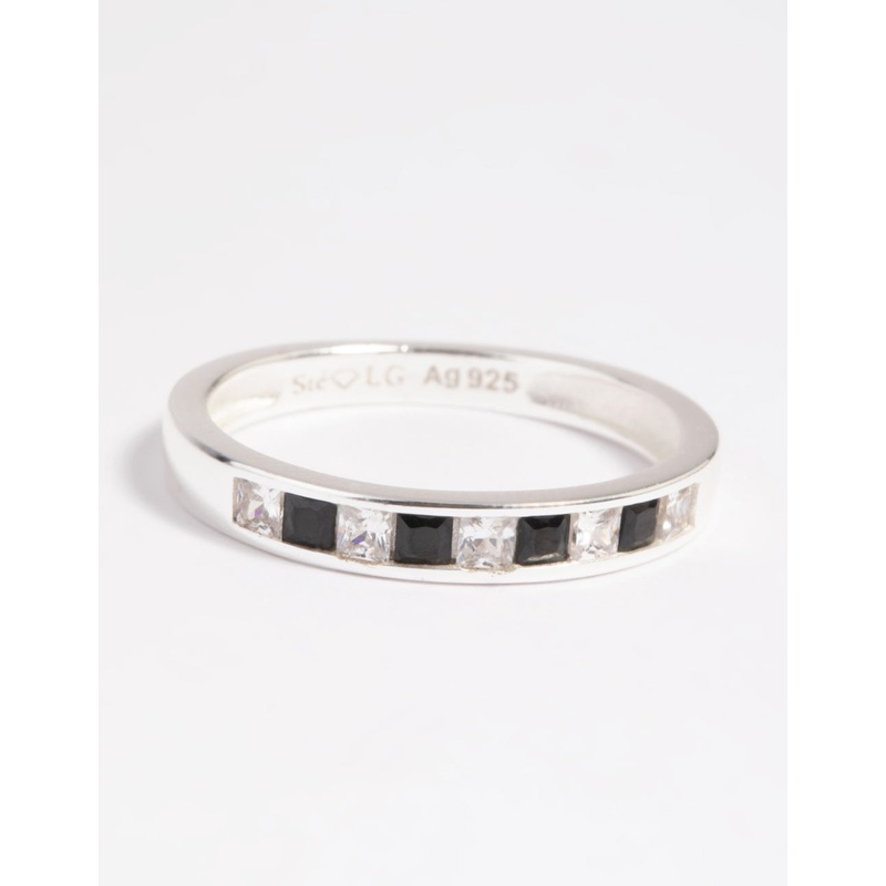 Sterling Silver Cubic Zirconia Band Ring
