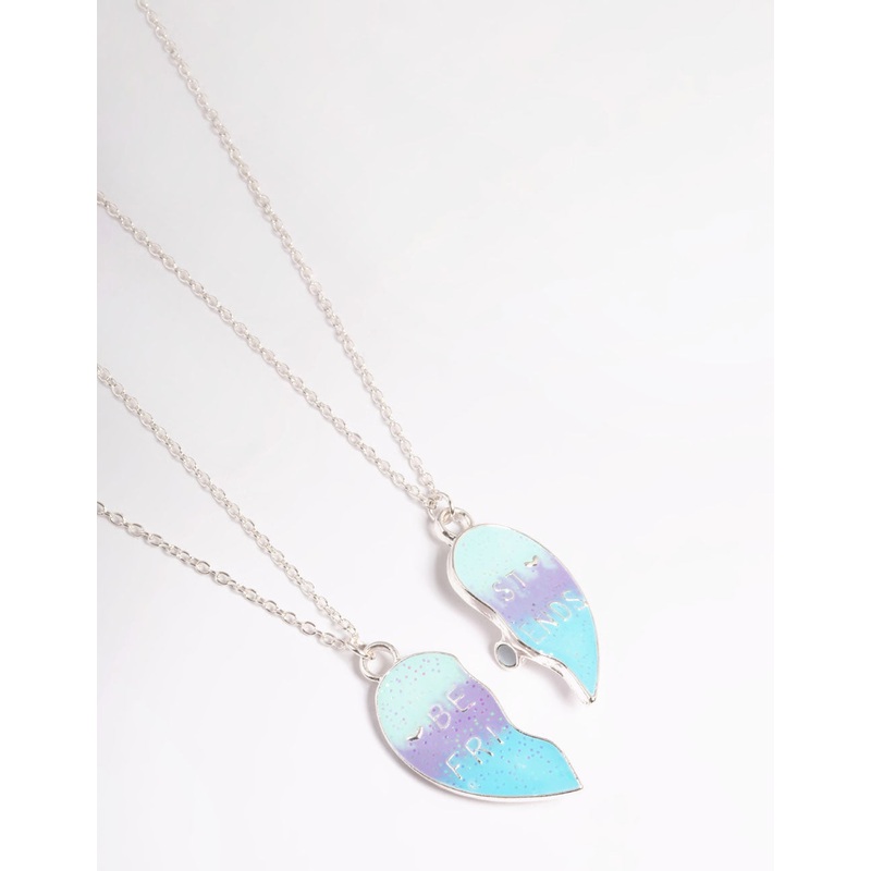 Kids Pastel Heart BFF Necklace Pack