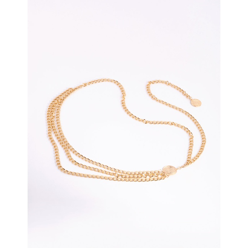 Gold Chain with Coin Belt