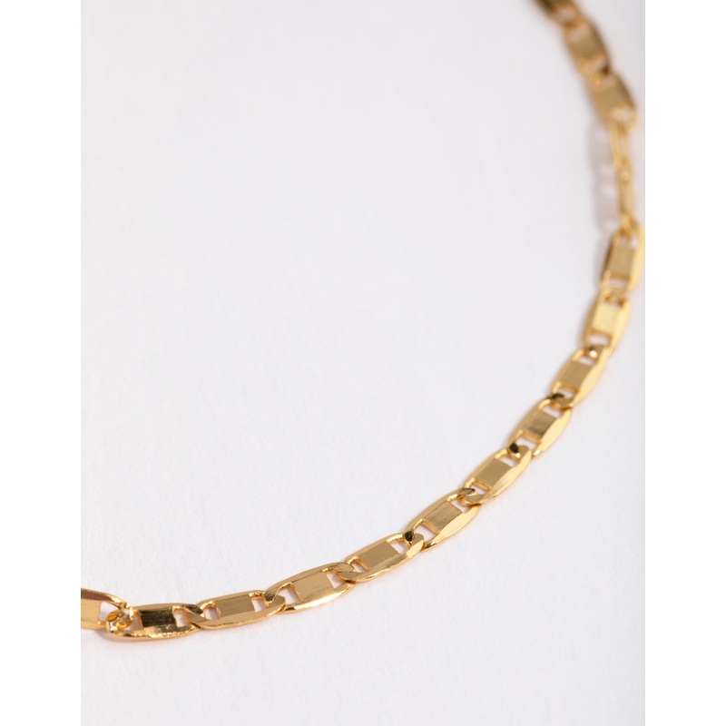 Gold Plated Sterling Silver Mariner Bracelet