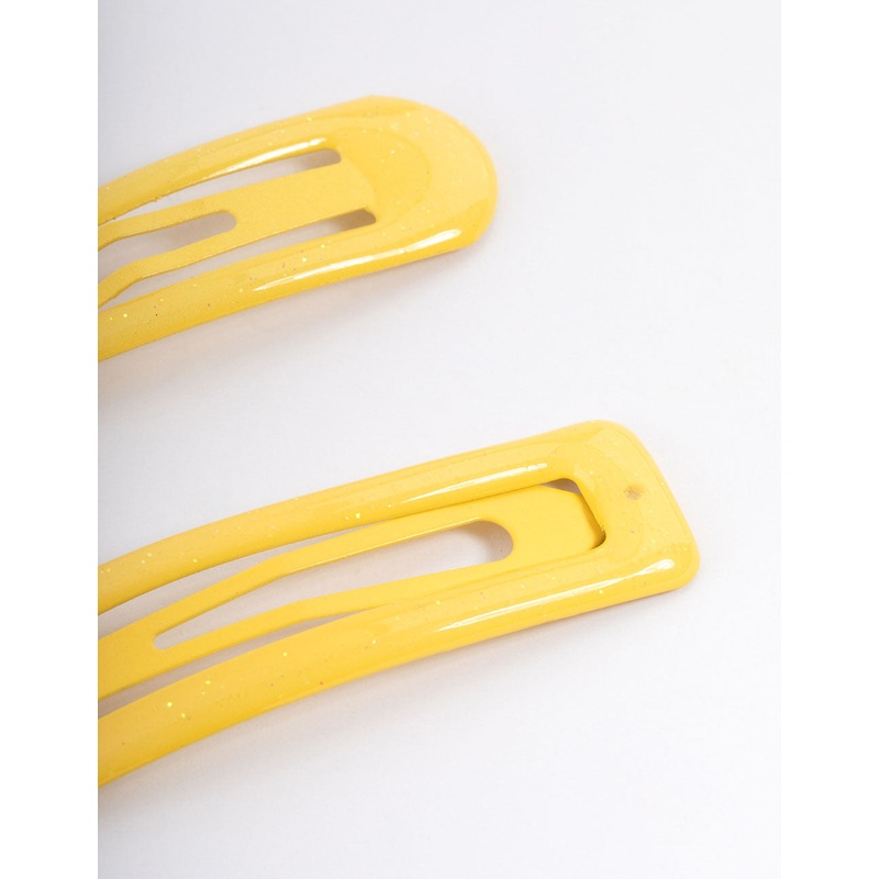 Coated Yellow Mixed Bubble Snap Clip Pack