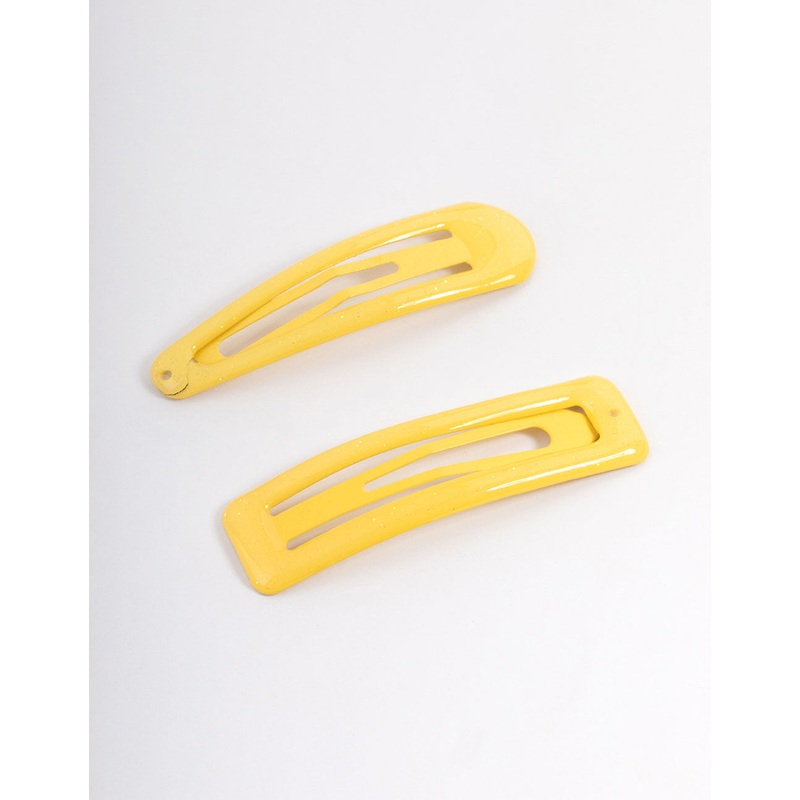 Coated Yellow Mixed Bubble Snap Clip Pack