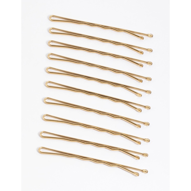 Coated Cream Bobby Pin 10-Pack
