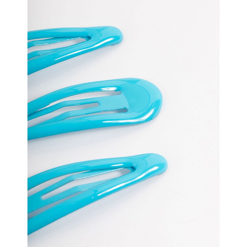 Coated Teal Bubble Snap Clip Pack