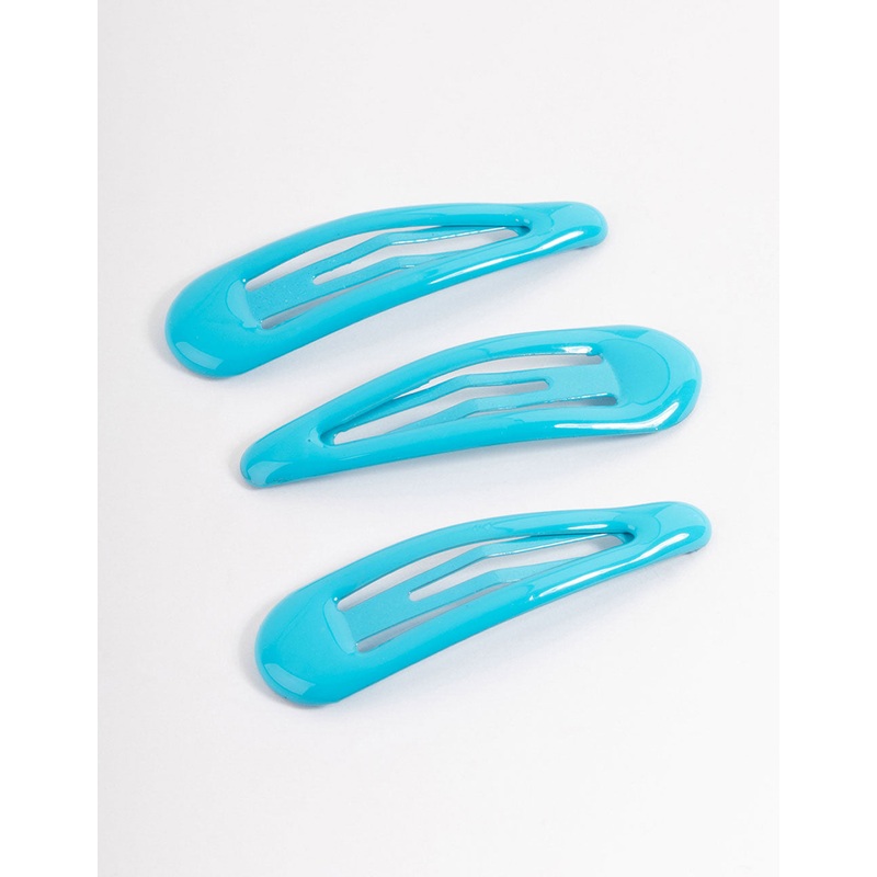 Coated Teal Bubble Snap Clip Pack