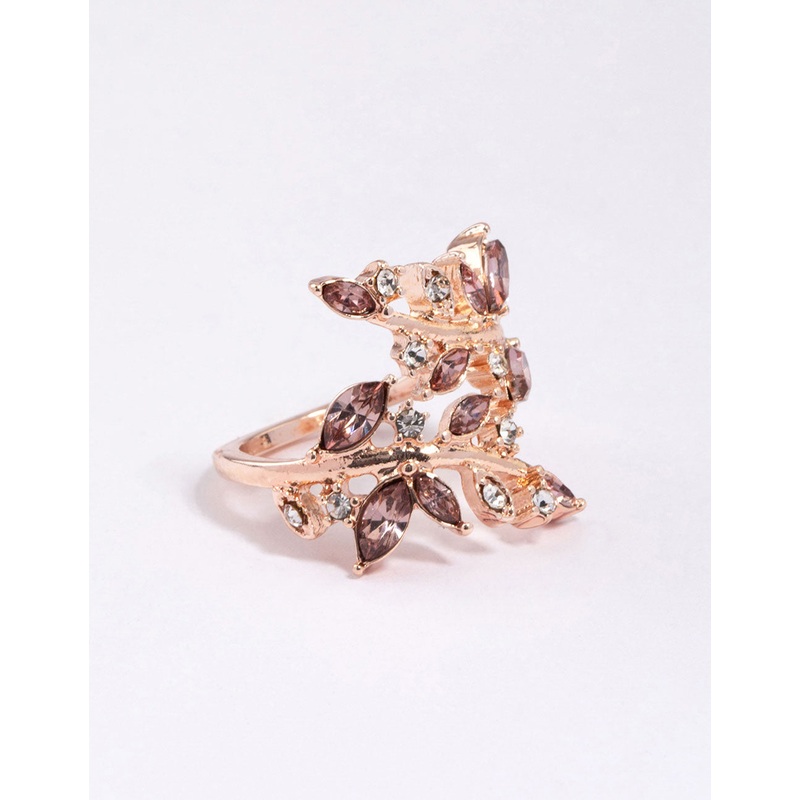 Rose Gold Vine Wrapped Ring|SM|ML