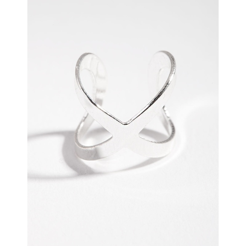 Silver Open Ear Cuff