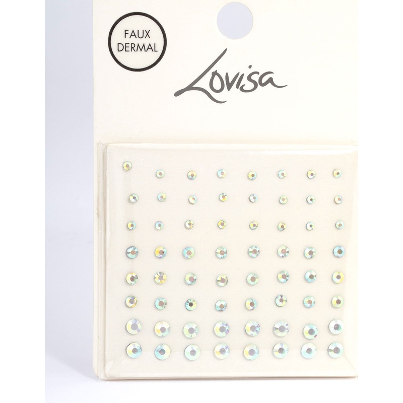 Acrylic Diamante Small Face Jewels