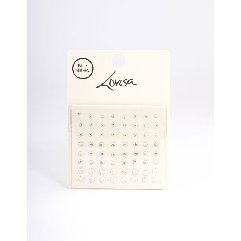 Acrylic Diamante Small Face Jewels