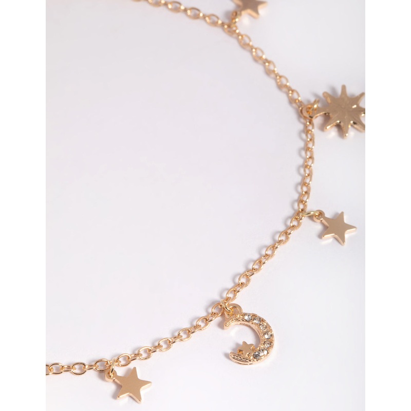 Gold Celestial Anklet