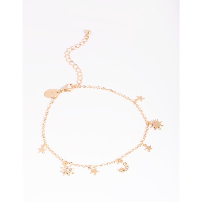 Gold Celestial Anklet