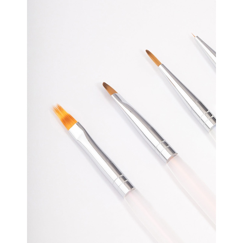 Mixed Metal Nail Brush Set 5-Pack