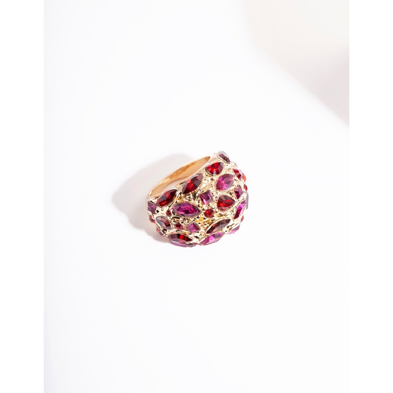 Red Gem Crater Bubble Ring|SM