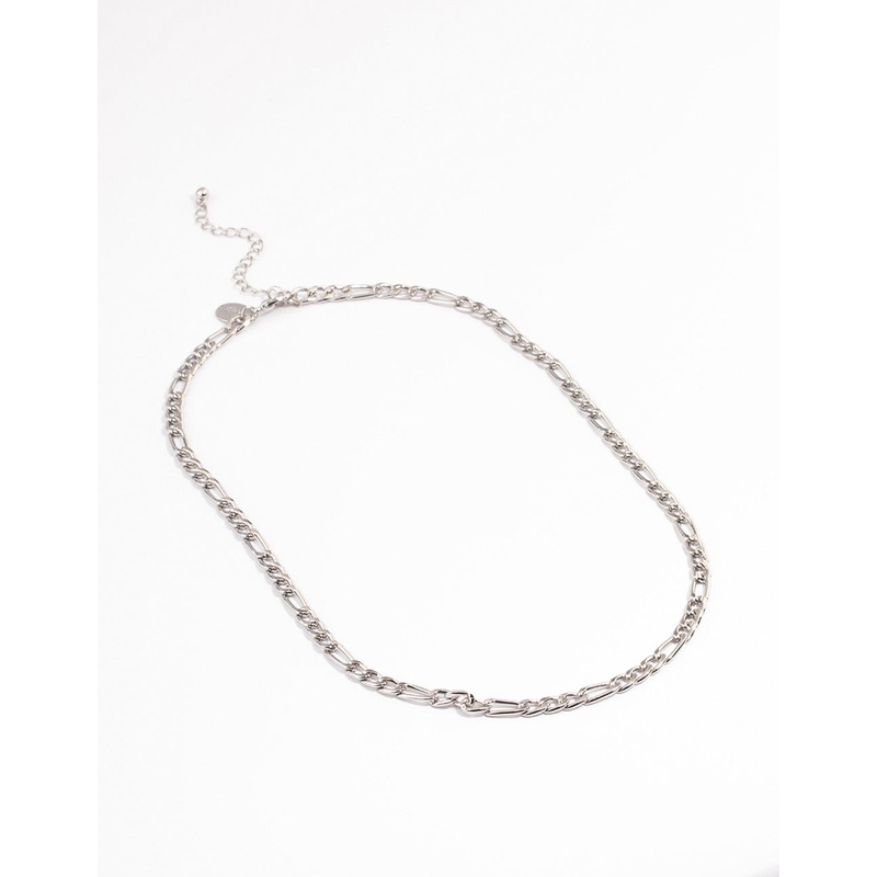 Silver Figaro Chain Necklace