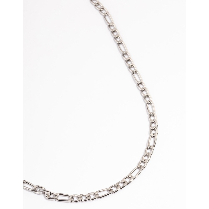 Silver Figaro Chain Necklace