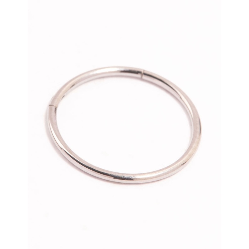 Titanium Plain Clicker Ring
