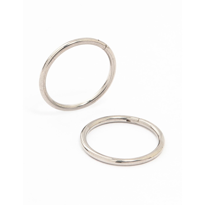 Titanium Sleeper Earrings 12MM