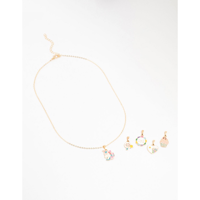 Kids Gold Unicorn Charm Necklace