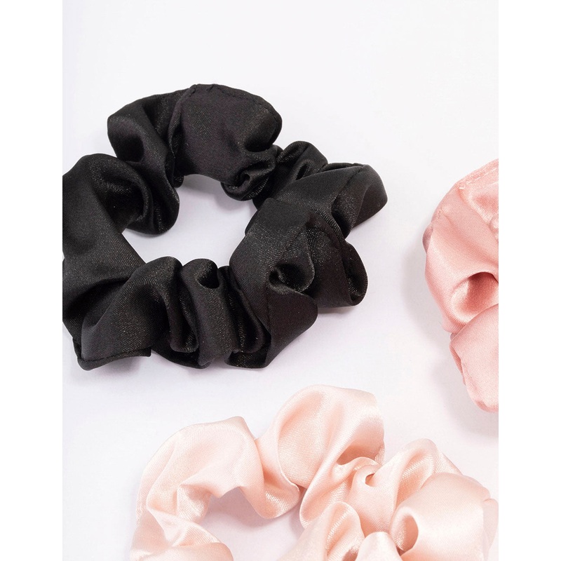 Pink Hair Scrunchie 3-Pack