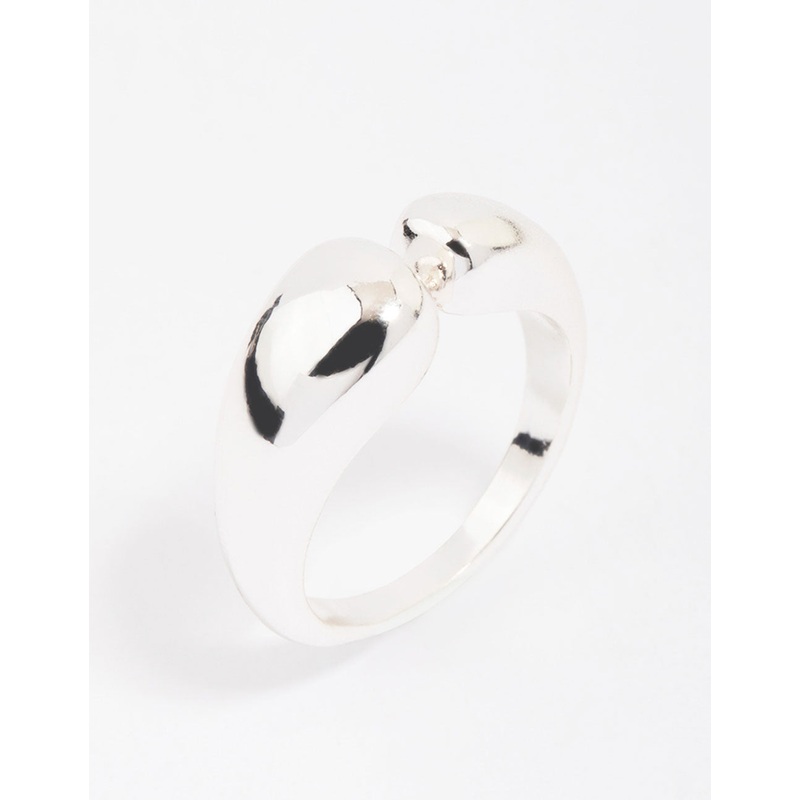 Silver Plated Open Band Ring|SM|ML