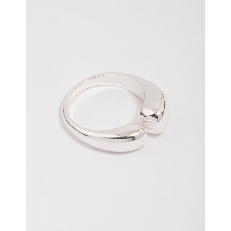 Silver Plated Open Band Ring|SM|ML