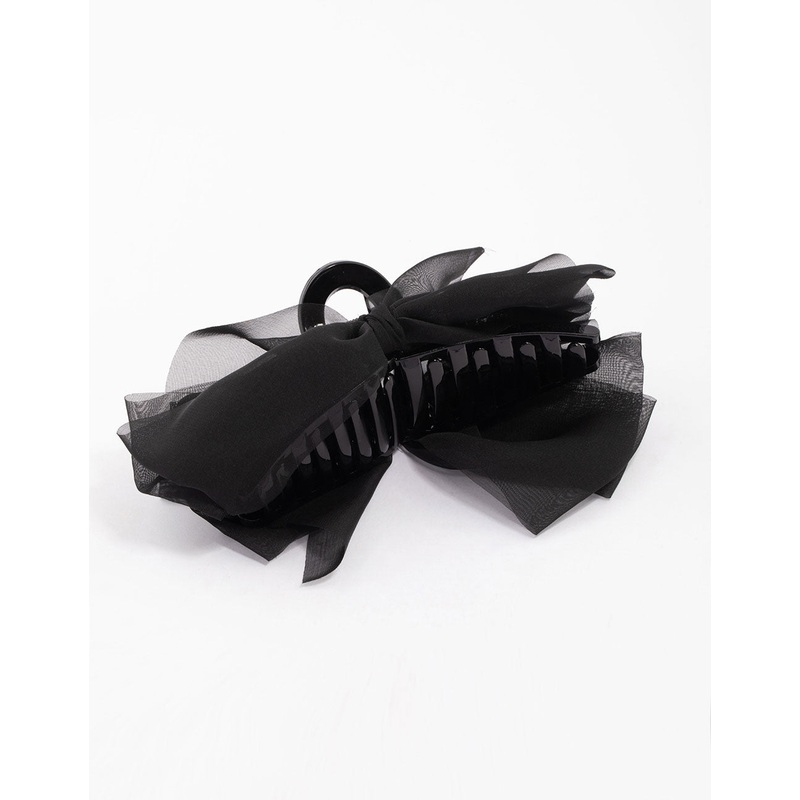 Black Mixed Blow Claw Clip
