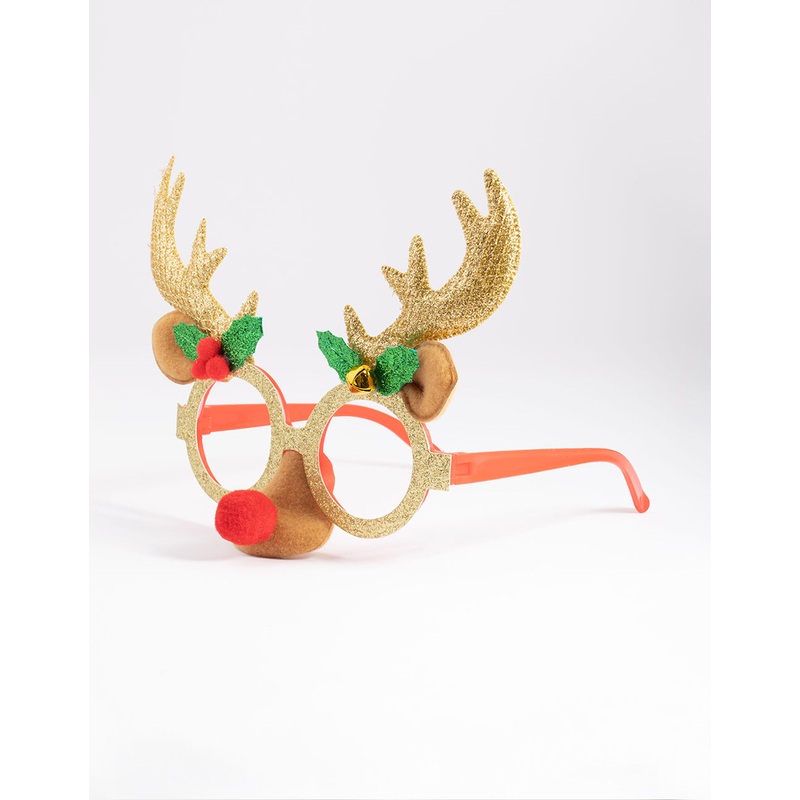 Antler & Nose Novelty Glasses
