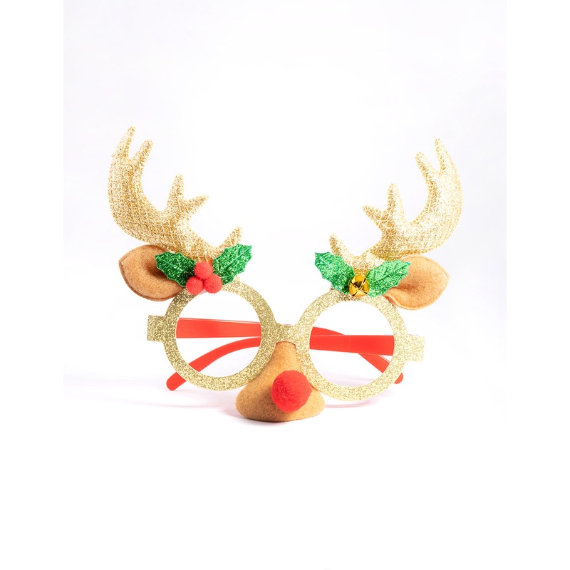 Antler & Nose Novelty Glasses
